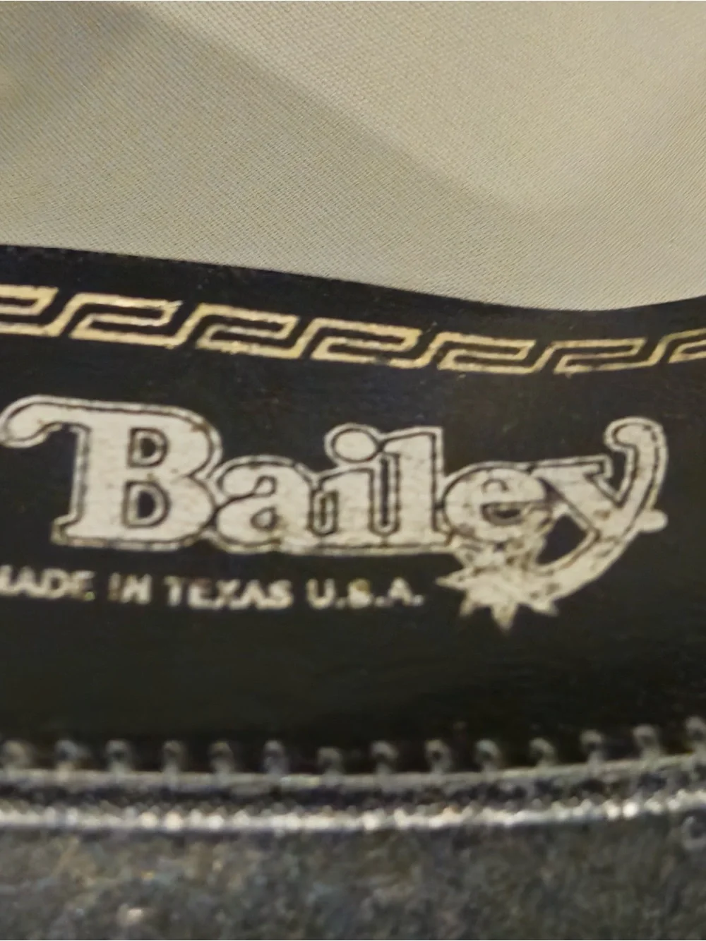 Bailey Black Western Felt Cowboy Hat with Decorative Band